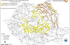 Cod Portocaliu și Galben de inundații pe râurile Prut, Jijia și afluenții acestora