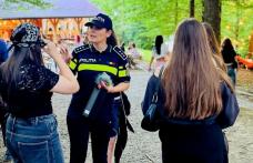 Polițiștii de siguranță școlară – Activități preventive desfășurate cu prilejul desfășurării festivalurilor în aer liber