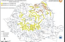Atenție! COD PORTOCALIU de instabilitate atmosferică și CODURI PORTOCALIU și GALBEN de inundații