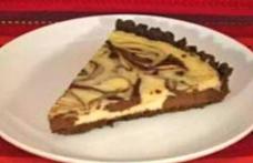 Prăjitură cu brânză dulce și ciocolată