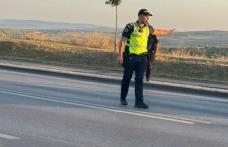 Depistat beat la volan după ce a fost oprit pentru că circula pe un drum cu accesul interzis