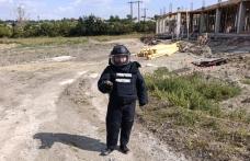 Grenadă de mână defensivă descoperită în județul Botoșani