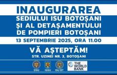 Pompierii botoșăneni își inaugurează noul sediu chiar de Ziua Pompierilor din România