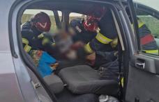 Accident între Dorohoi și George Enescu. Doi soți au ajuns la spital 