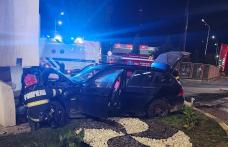 Accident la ieșirea din Botoșani spre Iași. Doi bărbați au ajuns la spital