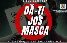 Polițiștii lansează campania „Dă-ți jos masca” dedicată prevenirii traficului de droguri