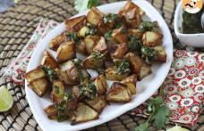 Cartofi copți cu chimichurri
