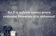 Conducerea societății și întregul colectiv al SC CONTED SA Dorohoi transmit condoleanțe familiei îndoliate