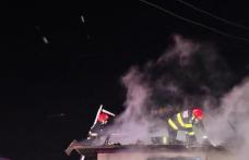 Casa unui bărbat din Hilișeu-Crișan cuprinsă de un incediu 