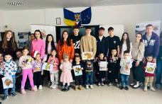 „Culorile toamnei aduc zâmbete” – preșcolarii grupei „Albinuțele” au creat opere de artă și au descoperit tehnologia la Liceul „Regina Maria” - FOTO
