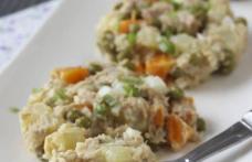 Salată rusească cu maioneză de casă