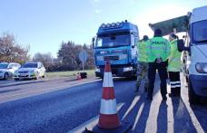 Trei camioane imobilizate din cauza faptului că șoferii nu au respectat timpii de odihnă