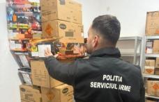 Peste o tonă jumătate de articole pirotehnice confiscate de polițiștiii botoșăneni