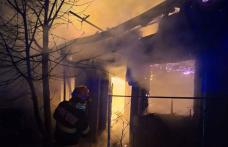 Incendiu violent produs în comuna Lunca