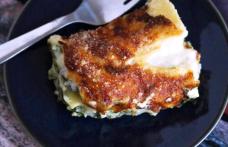 Lasagna cu ricotta și spanac