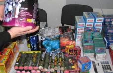 800 kilograme de articole pirotehnice ridicate de polițiști