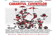 Zilele Eminescu: spectacolul „Cabaretul cuvintelor”, pe scena Teatrului „Mihai Eminescu” din Botoșani