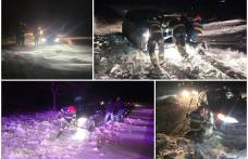 Intervenții ale pompierilor în urma ninsorilor viscolite și a vântului puternic din județul Botoșani