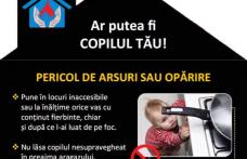 Aveți grijă de copiii dumneavoastră! Nu îi lăsați singuri în bucătărie!