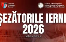 Șezătorile iernii, ediția a XXXV-a, manifestare culturală de tradiţie cu o largă participare a comunităţilor săteşti din judeţ în perioada 8 – 22 febr