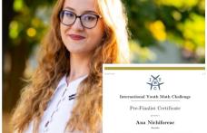 Eleva Nichiforeac Ana în finala prestigiosului concurs International Youth Math Challenge