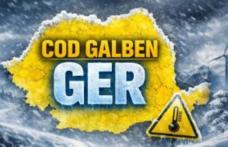 Codul Galben de ger pentru județul Botoșani a fost prelungit