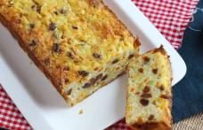 Chec aperitiv cu griș, dovlecei și morcov