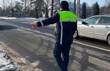 Acțiunea polițiștilor pentru siguranța cetățenilor, la Dorohoi. Duminică au fost aplicate 10 sancțiuni contravenționale
