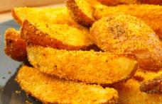 Cartofi crocanți cu parmezan