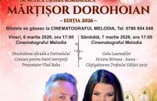 Festivalul Național de Muzică Ușoară Românească „Mărțișor Dorohoian” – În 2026, celebrăm tinerețea și talentul și aducem EUROVISION la Dorohoi!