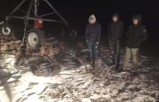 Depistați de către polițiștii de frontieră de la Stânca în timp ce tăiau cabluri din sistemul de irigaţii 