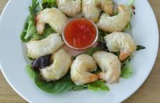 Creveți crocanți în foaie de plăcintă