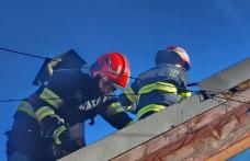 Casă salvată de la incendiu datorită intervenției promptă a pompierilor