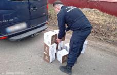 Microbuze pline cu coniac fără documente, oprite în trafic de polițiștii de frontieră