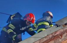 Casele a două familii din Orășeni Deal și Păltiniș au fost în pericol din cauza unor incendii