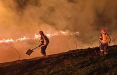 Pompierii au intervenit pentru stingerea a patru incendii de vegetație uscată și stuf