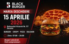 O nouă destinație culinară în Dorohoi: Se deschide BLACK BURGER!