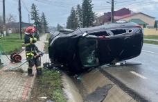 Două persoane rănite în urma unui accident rutier produs la Frumușica