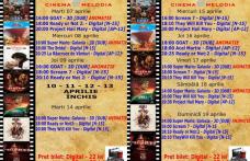 Vezi ce filme vor rula la Cinema „MELODIA” Dorohoi, în perioada 7 – 19 aprilie – FOTO