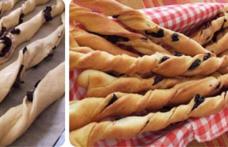 Grisine cu măsline și usturoi