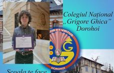 Mențiune la Olimpiada Națională de Filosofie - Elev de la Colegiul Național „Grigore Ghica” Dorohoi