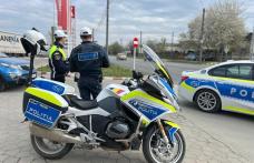 Recomandări privind traficul rutier pe două roți. Polițiștii prezenți în trafic pentru siguranța tuturor