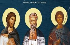 SINAXAR – 26 Aprilie – Sfinţii Mucenici Chiril, Chindeu şi Tasie din Axiopolis (Cernavodă)