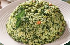 Risotto cu spanac și lămâie