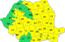 Atenție! Avertizare meteorologică de vânt, ploi şi grindină