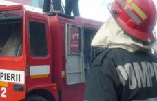 Casa distrusă într-un incendiu
