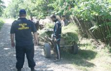 Contrabandă cu căruţa la frontiera cu Moldova