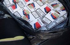 Ţigări de contrabandă confiscate de poliţişti