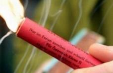Cercetat pentru detinere fara drept de petarde