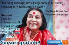 Cursuri gratuite de Sahaja Yoga la Casa de Cultură Dorohoi